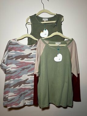 Bundle of 3! Hayden Girls Tops